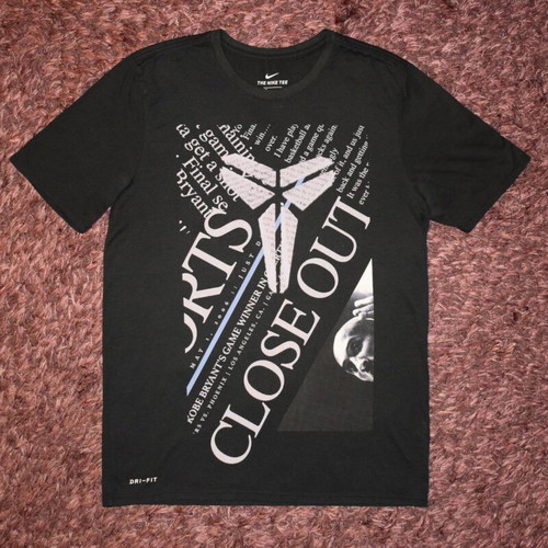 Nike Kobe T-shirt men size M used, black