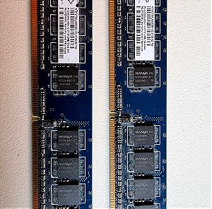 2 Χ  Nanya   512MB DDR2-667 (PC2-5300)