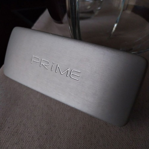 Glasses case like new, gray and silver