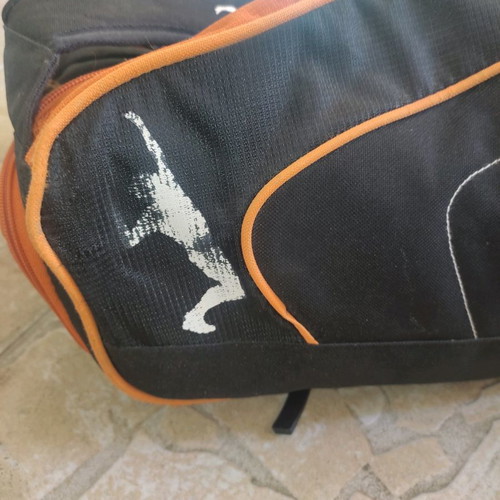 Boris Becker tennis racquet bag used