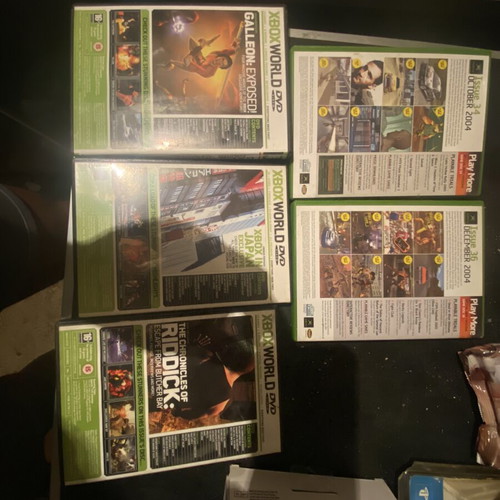 Xbox original demo disks lot, 5 items
