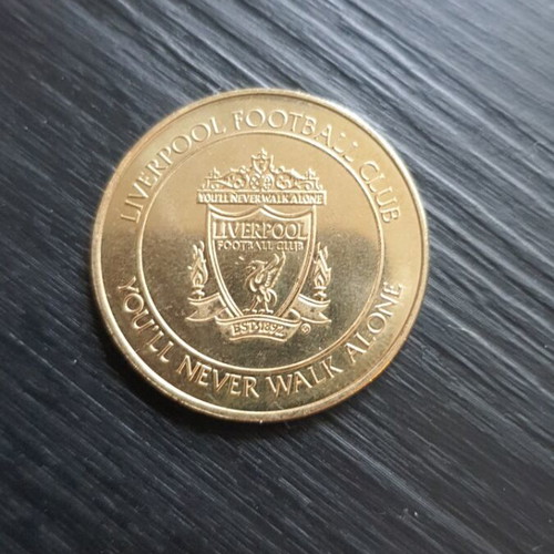 Liverpool FC official collector coin "You'll never walk alone"