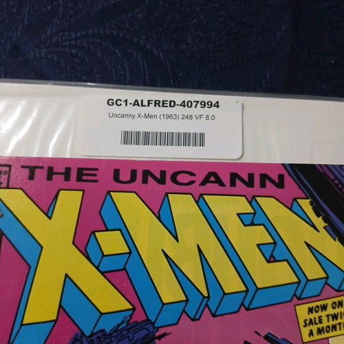 Uncanny X-Men #248 used, Marvel Comics 1989, Jim Lee art