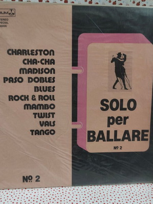 Solo Per Ballare No. 2 vinyl record used, very good condition