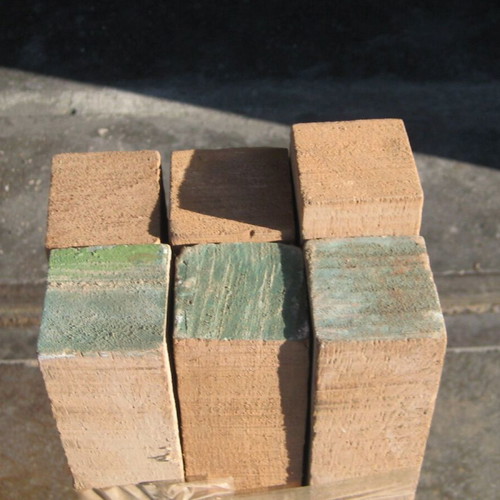 Ξυλεία ΙΡΟΚΟ σε καδρονάκια 50x50x880 χλστ, 17 τεμάχια σαν καινούργιο