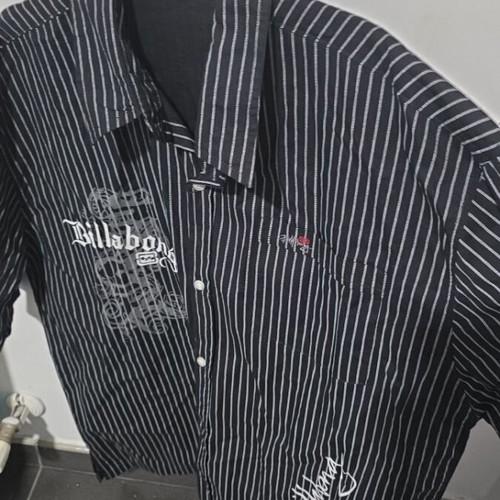 Billabong 2000s Grunge Button Up T-shirt Size 3XL New