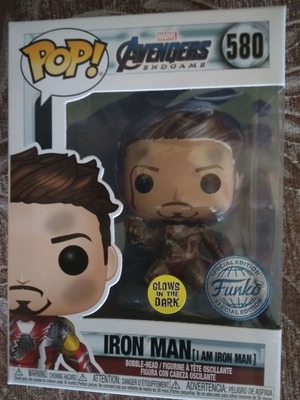 Funko Pop Marvel Endgame Iron Man (I Am Iron Man) που φωσφορίζει καινούργιο
