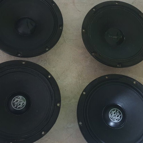 Intrerfire and Beyma 8-inch car speakers, set of 4