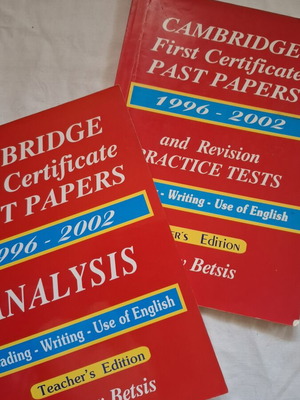Cambridge First Certificate Past Papers μεταχειρισμένα, 1996-2002