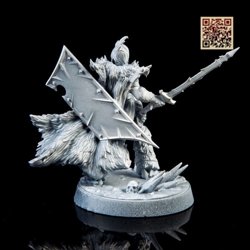 Blizzard Warrior figure new, assembled and primed