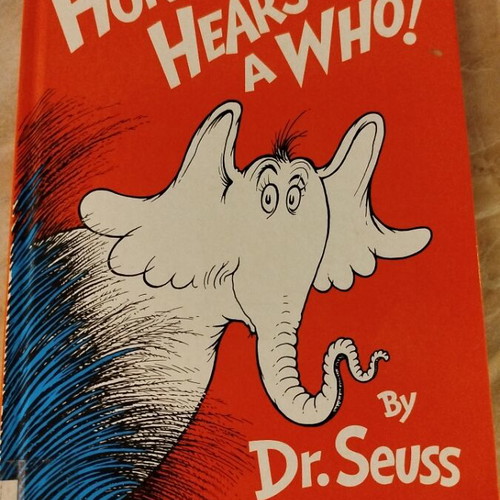 Horton Hears a Who book by Dr Seuss used, in English