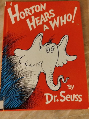 Horton Hears a Who book by Dr Seuss used, in English