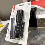 Led metal flashlight with focus new