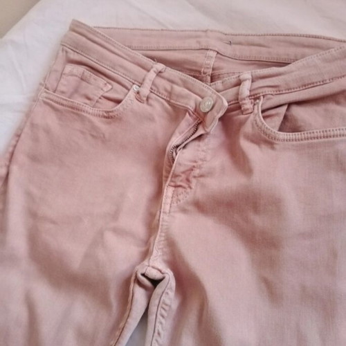 Elastic pink jeans used, size S from Pull&Bear