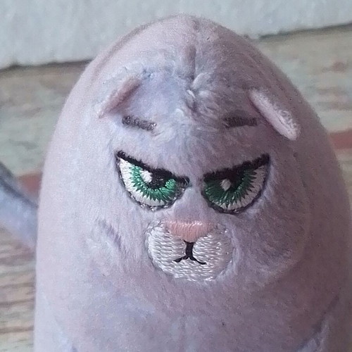 Grey Cat plush figure McDonald's Secret Life of Pets Chloe like new