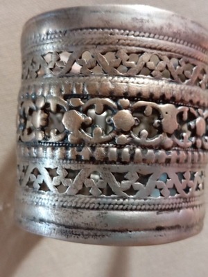 Bracelet old silver low grade, like new, diameter 6cm