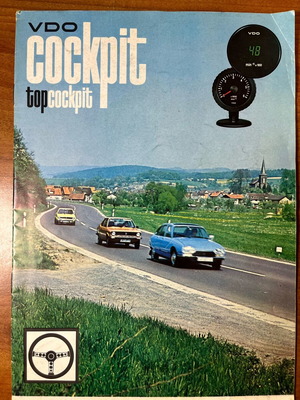 VDO Cockpit promotional brochure like new