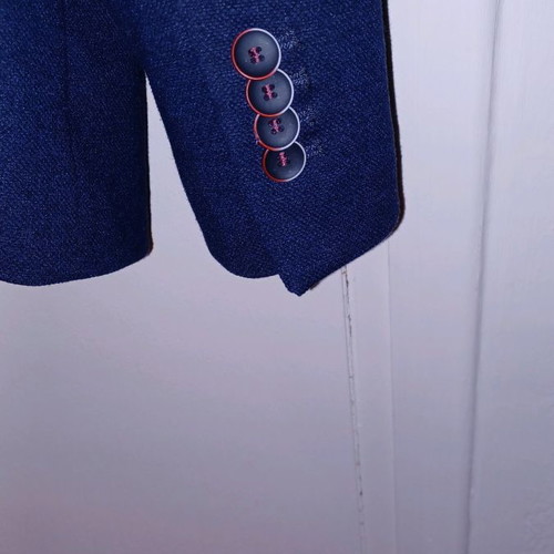 Prince Oliver jacket used, men's blue size 50