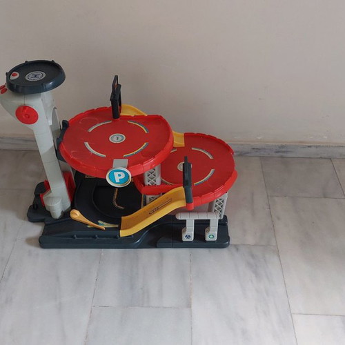 Elc toy car parking used with free toy cars