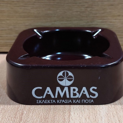 Cambas Wines old promotional plastic ashtray used
