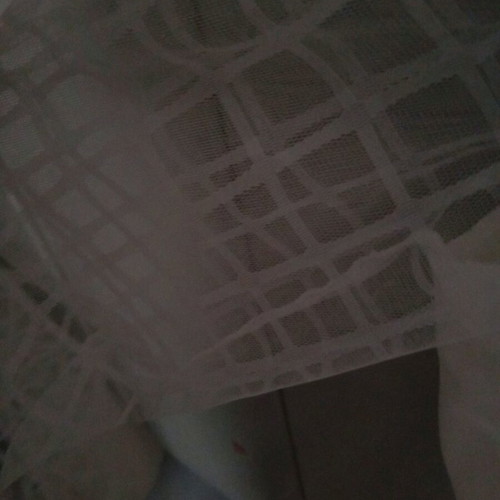 Jacket with transparent sleeves like new, white size M