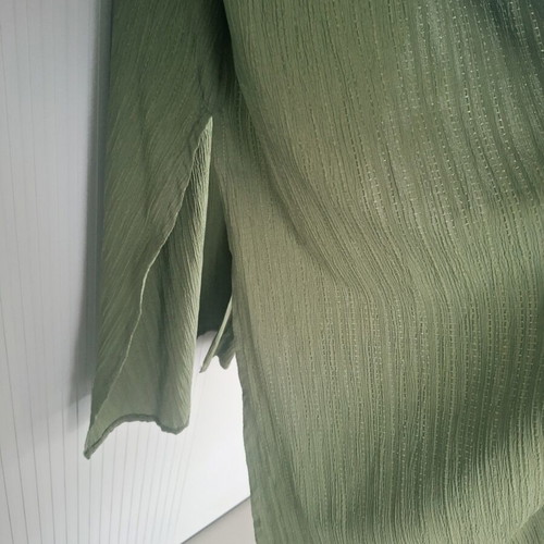 Honey set XL with long kimono, like new, green
