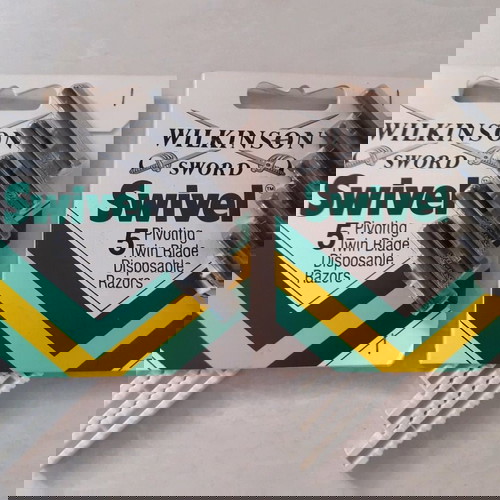 Ξυραφάκια Wilkinson Swivel καινούργια, σετ 2 καρτέλες