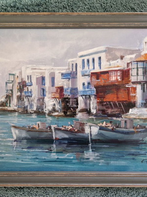 Painting Kostas Tsigkris-Rigoulis like new