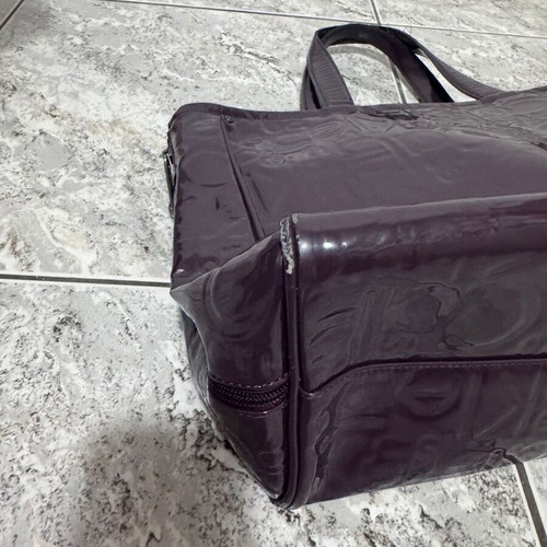 Calvin Klein bag used, dark purple handbag