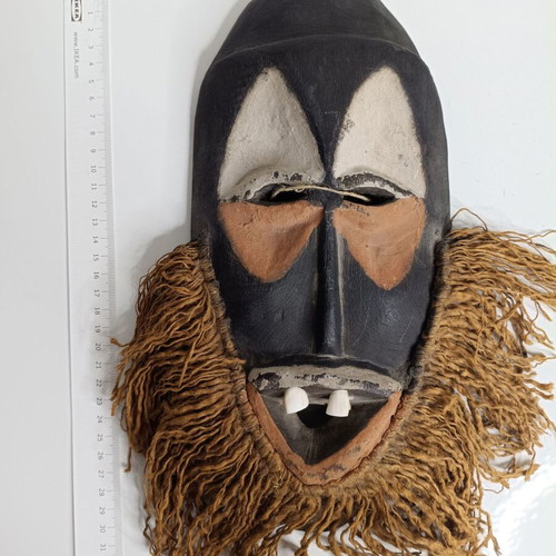 Vintage African Congo Warega/Lega Mask ethnic decor
