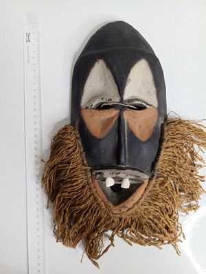Vintage African Congo Warega/Lega Mask ethnic decor