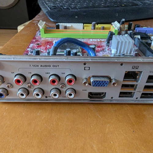 MSI MS-7329 motherboard with daughterboards used from HTPC MSI Media Live MS-6421