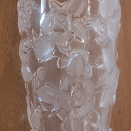 Vase with embossed designs used