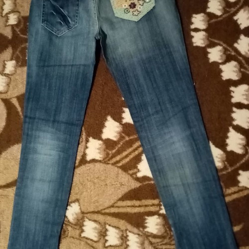 Miss Denim Jean new low-rise with zipper and embroidered pocket size 29
