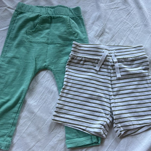 Summer outfit and shorts for baby boy 9-12 months like new