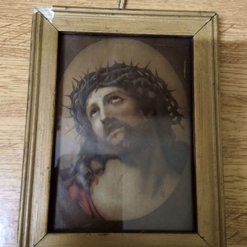 Religious icons used, wooden