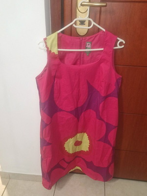 Marimekko women's dress pink like new, size S