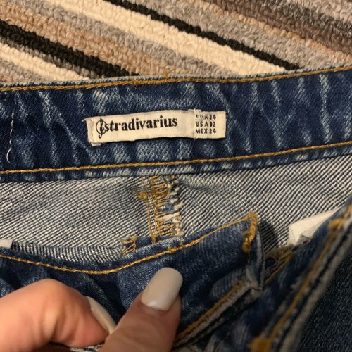 Stradivarius denim skirt used, size XS