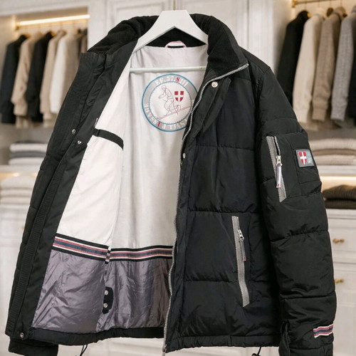 Angelo Litrico XL jacket like new, thick padded, black