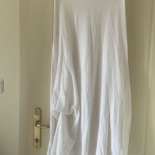 Ioanna Kourbela skirt white like new, rib fabric, size M