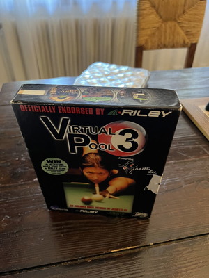 Virtual Pool 3 PC Big Box Edition used, classic 3D pool simulator