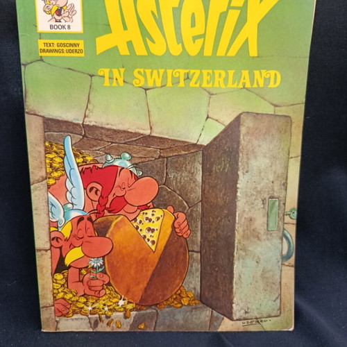 Asterix in Switzerland comic book used, English, 1988