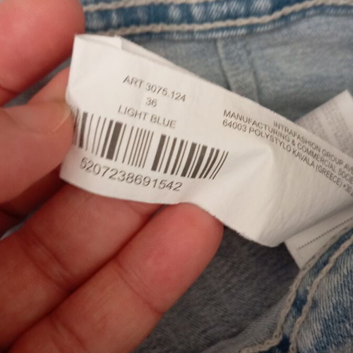 Pink Woman jeans like new, sizes 34-36, blue