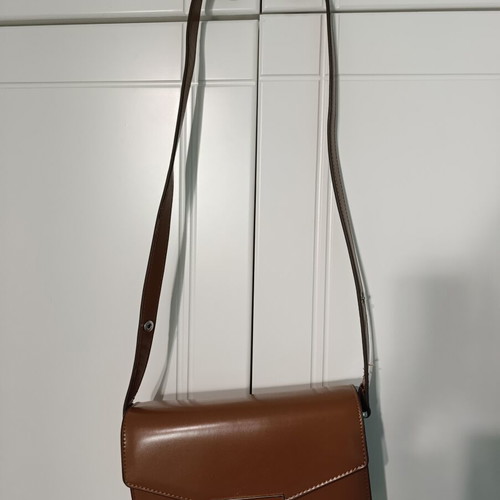 Mango shoulder bag new, tanned color with two compartments