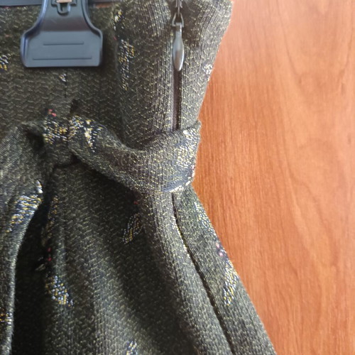 Billy Sabbado pants small, high-waisted, with belt, like new, green shade