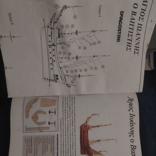 Large Sailing Ships Model Assembly Guide used with plans