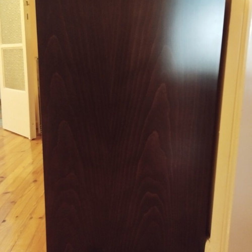 Wooden office set like new, handmade beech construction