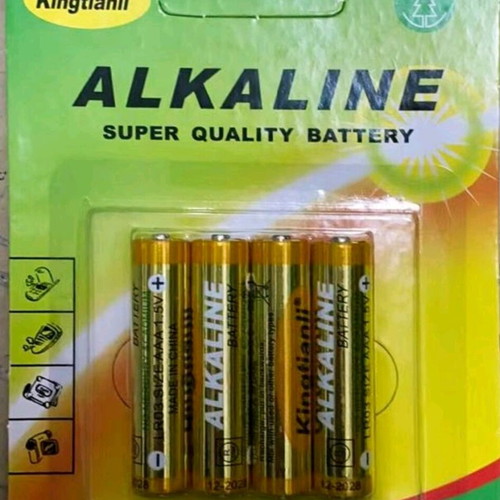 AAA batteries new, pack of 4