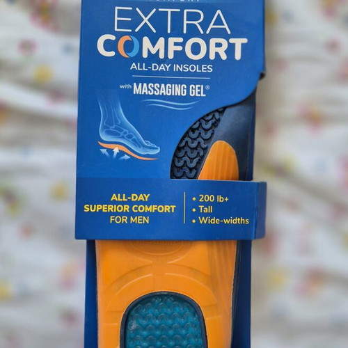 Dr. Scholl's Extra Comfort All-Day Insoles with Massaging Gel new, men's US 8-14