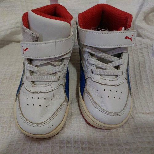 Puma white shoes size 25 for boy or girl used